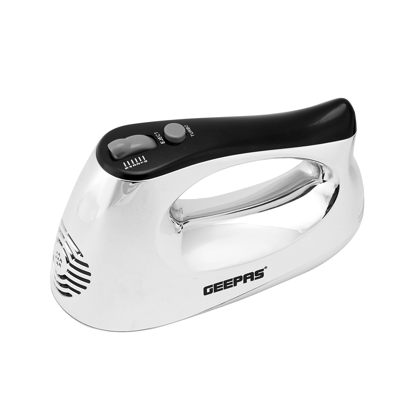 Geepas GHM6127 200W Hand Mixer -  5 Speed Function with Turbo, 2 Stainless Steel Beaters & Dough Hooks, Eject Button | 2 Years Warranty