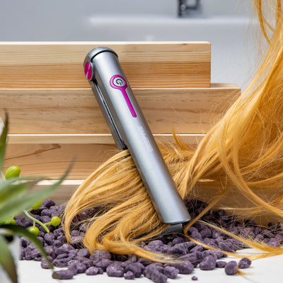 Geepas Rechargeable Hair Straightener- GHS86057 | Ceramic Coating Floating Plate, Electro Thermal Film | 1.5-2 Hours Charging Time and More Than 30 Minutes Run Time | Ergonomic Grip Handle, Portable Hair Brush| 2-Year Warranty, Silver