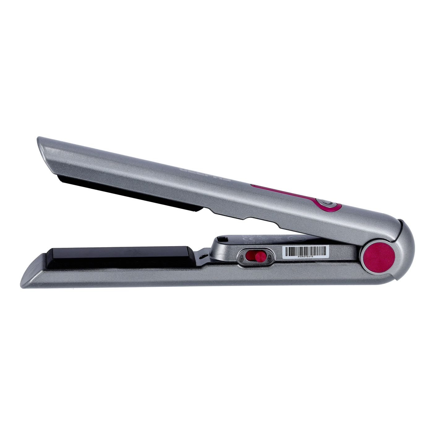 Geepas Rechargeable Hair Straightener- GHS86057 | Ceramic Coating Floating Plate, Electro Thermal Film | 1.5-2 Hours Charging Time and More Than 30 Minutes Run Time | Ergonomic Grip Handle, Portable Hair Brush| 2-Year Warranty, Silver