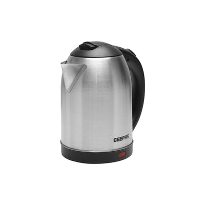 Stainless Steel Electric Kettle With Auto Shutt off and Boil Dry Protection 2 L 1800 W GK5466B Silver/Black