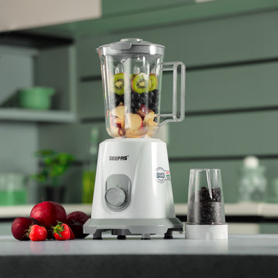 2-in-1 Blender, Multifunctional Mixer Grinder, GSB44083 | 1.5L PC Jar & Coffee Grinder | 2 Speed with Pulse Function | Safety Interlock | SS Blades