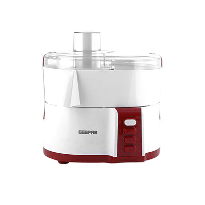 Geepas 4-in-1 Food Processor, 2 Speed with Pulse Control,  GSB9890 | 600W Powerful Motor, Safety Interlock, Circular Feed Tube, Stainless Steel Filter and Blade