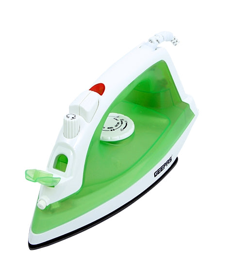 Geepas GSI7783 1600W Multifunctional Steam Iron| For Crisp Ironed Clothes - Non-Stick Soleplate, Wet/Dry Function & with Temperature Control, 140 ML capacity- Dry/Steam Burst/Steam/Vertical Steam/Spray Function - 2 Years Warranty