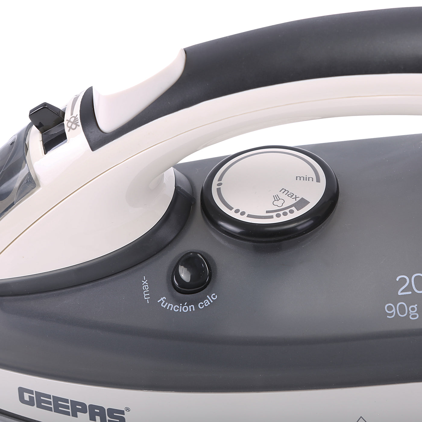 Geepas GSI7788 Ceramic Steam Iron 2000W- Temperature Control for Wet/Dry Crease Free Ironing | Steam Function & Self Cleaning Function | 2 Years Warranty