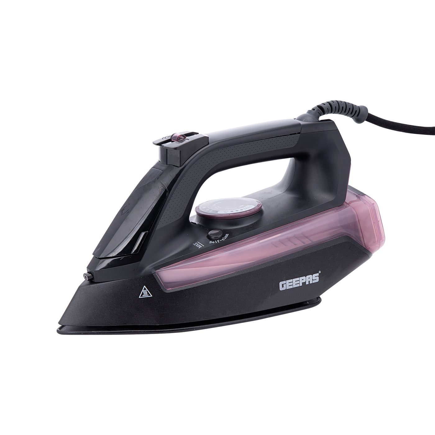 Geepas GSI7791 Ceramic Steam Iron | 2400W, Powerful safe durable | with Temperature Control & Dry & Steam Function| Compact and Handy Design, Suitable for All Kinds of Fabric| 2 years warranty