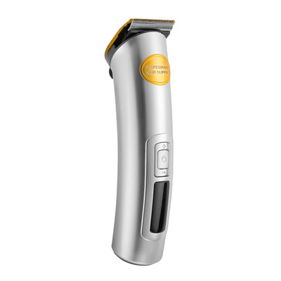 Geepas Professional Digital Hair Clipper- GTR56031| Hair Clipper with High Capacity Li Battery and Fast Charging| 5 Adjustable RPM, 5 Adjustable Cutting Blades and 5 Separate Combs