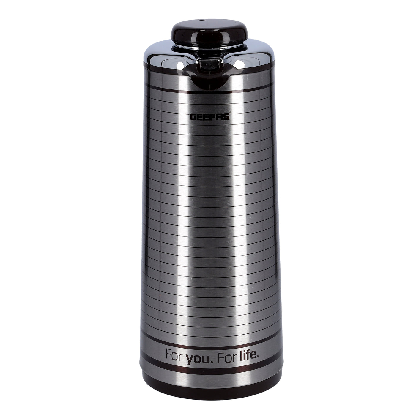 Geepas GVF5259 Vacuum Flask | Coffee Heat Insulated Thermos | 1.3L | for Keeping Hot/Cold Long Hour Heat/Cold Retention, Multi-Walled Vacuum for Coffee, Hot Water, Tea, Beverage | Ideal for Social Occasion, Commercial & Outings