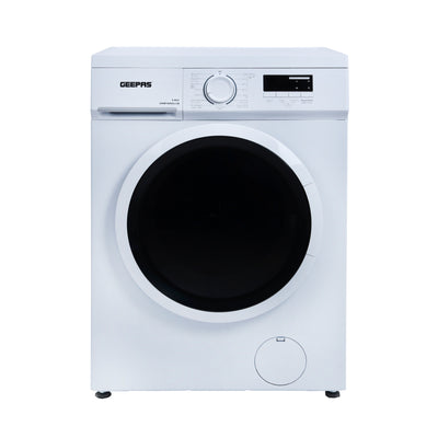 Geepas 6Kg Front Loading Washing Machine, 15programs, GWMF68005LCU | 1000 RPM | LED Display | Waterproof IPX4 | 1 Years Warranty