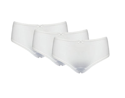 Alphabet Girls Panty  White 6 Pack (7/8yrs)