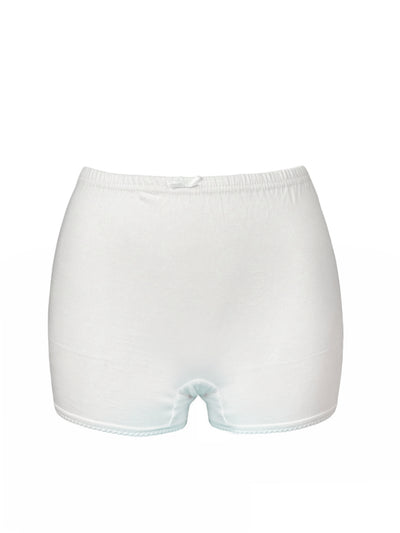 Alphabet Girls Shorts  White 6 Pack (3/4yrs)