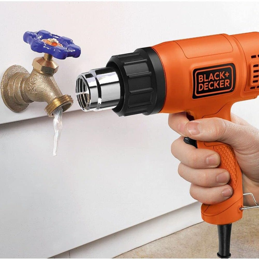 1750W Corded 2 Mode Heat Gun for Stripping Paint, Varnishes & Adhesives, Orange/Black