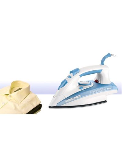 Brown Box 2200w Steam Iron With Non-stick Soleplate And Spray Function