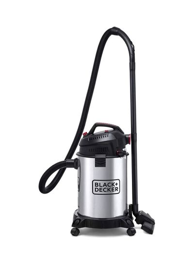 Brown Box 1610W 30L Wet and Dry Stainless Steel Tank, Drum Vacuum Cleaner