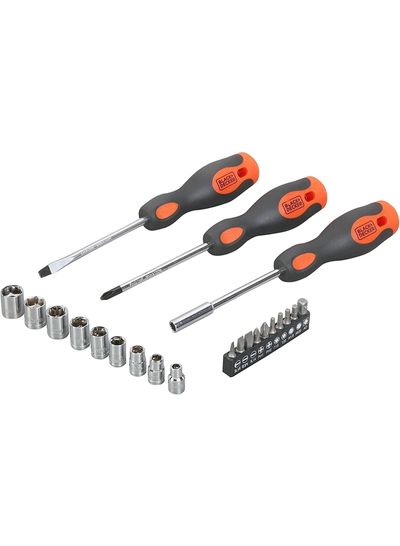 Brown Box 126-Piece Hand Tool kit In Kit box Compact, Versatile And Effective For Home DIY And Office Use
