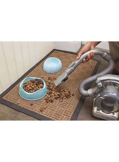 Brown Box Cordless Dustbuster Flexi Hand Vacuum Cleaner with Floor Extension Kit, 18V Li-Ion, 25 W, Dark Titanium/Chrome