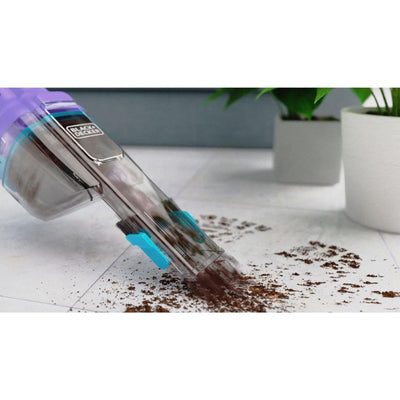 BLACK+DECKER 7.2V/2.0Ah Cordless Handheld Dustbuster Vacuum, Lively Lavender/Breeze Purple - NVD220BP-GB, by BLACK+DECKER