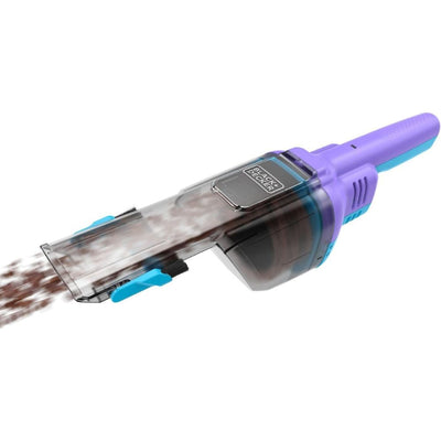 BLACK+DECKER 7.2V/2.0Ah Cordless Handheld Dustbuster Vacuum, Lively Lavender/Breeze Purple - NVD220BP-GB, by BLACK+DECKER