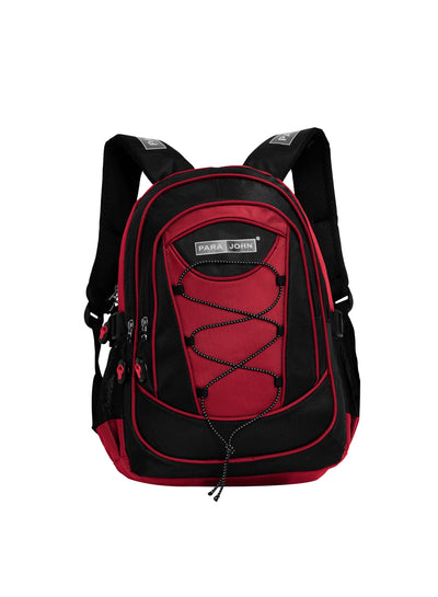 Classic Students School Backpack Red 18 Inch