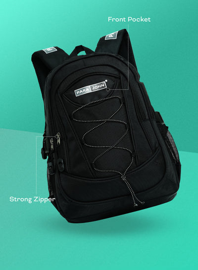 Classic Students School Backpack Black 16 Inch