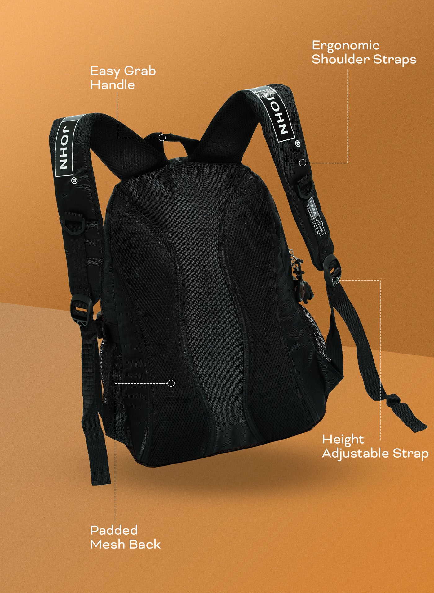 Classic Students School Backpack Brown 16 Inch
