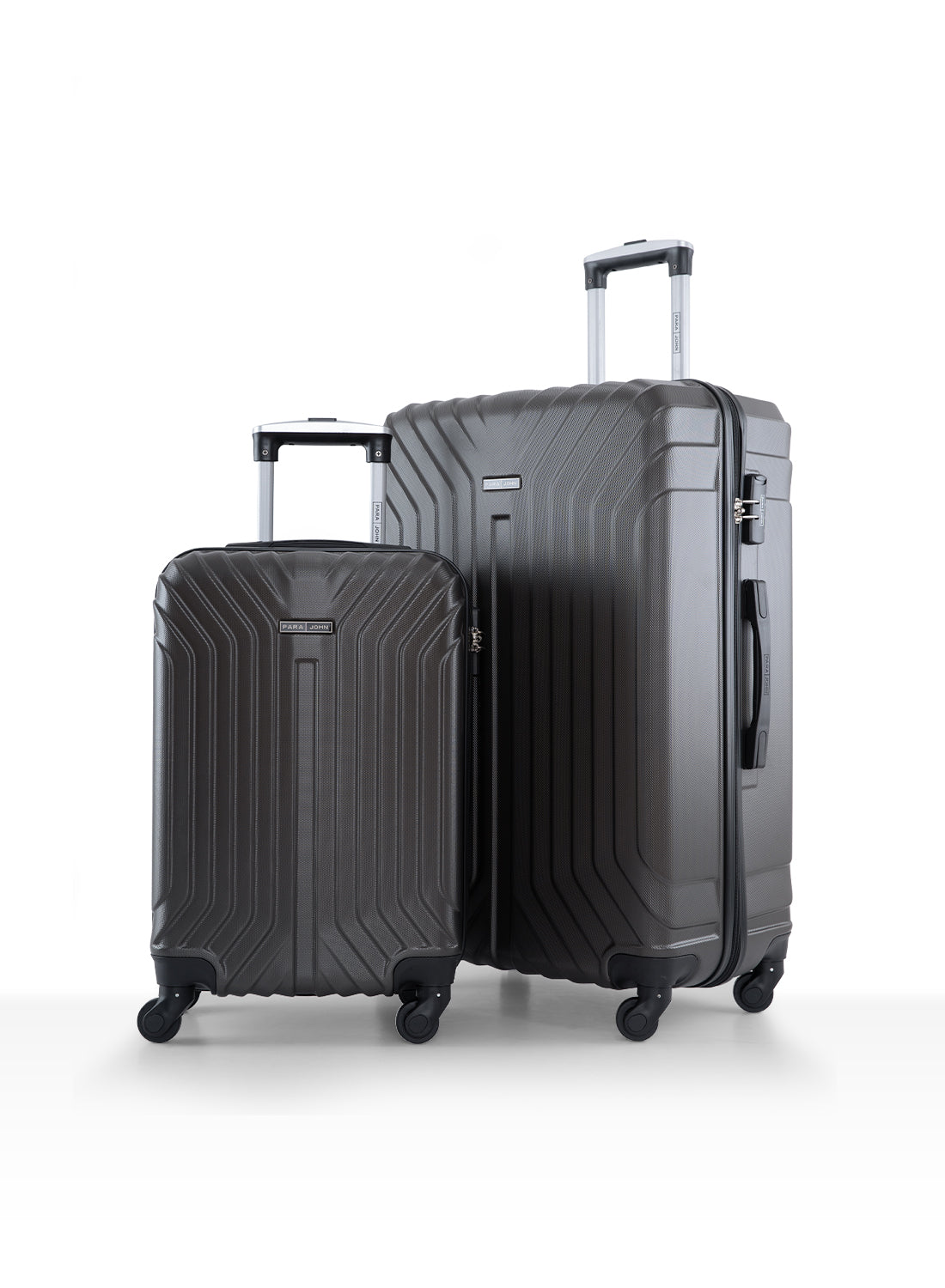 Winso 2-Piece ABS Hardside Spinner Luggage Trolley Set