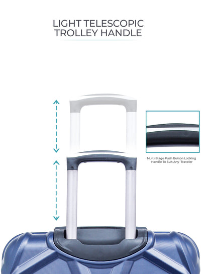 Matrix  Check In ABS Hardside Spinner Small Luggage Trolley 23 Inch