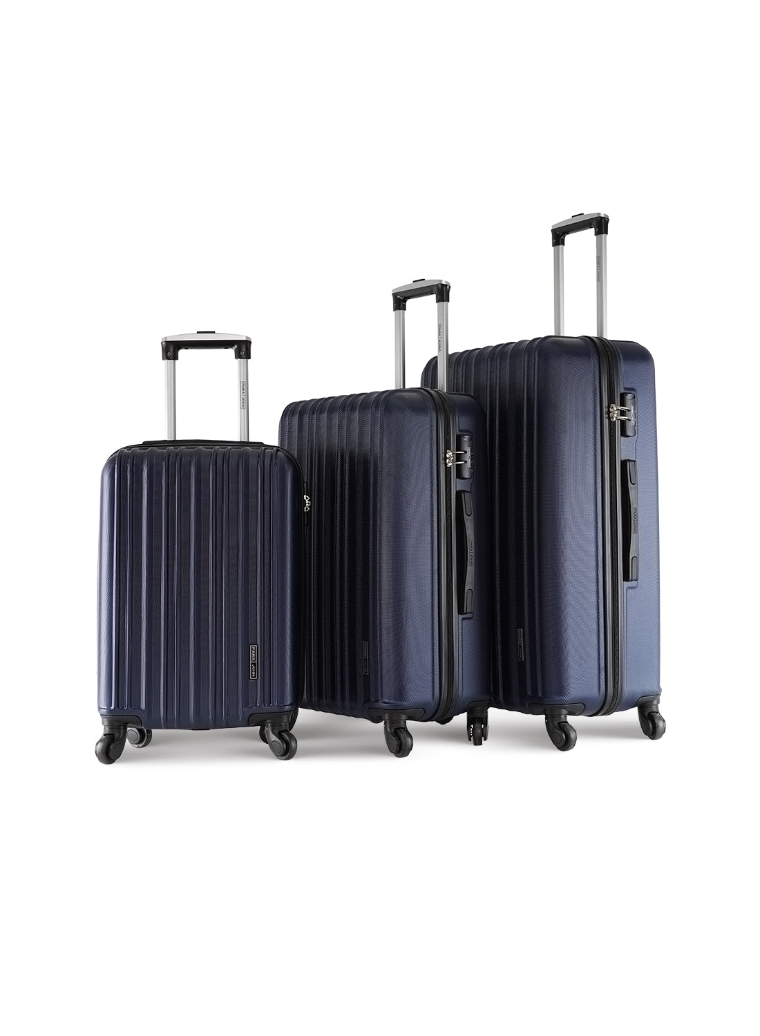 Parajohn 3 Piece ABS Hardside Spinner Luggage Trolley Set 20/24/28 Inch