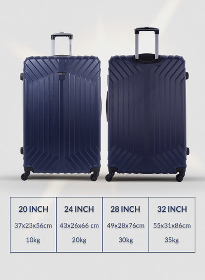 Parajohn Travel Luggage Suitcase Set of 4 - Trolley Bag, Carry On Hand Cabin Luggage Bag - Lightweight Travel Bags with 360 Durable 4 Spinner Wheels - Hard Shell Luggage Spinner - (20'', ,24'', 28'', 32'')