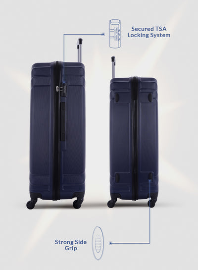 Parajohn Travel Luggage Suitcase Set of 4 - Trolley Bag, Carry On Hand Cabin Luggage Bag - Lightweight Travel Bags with 360 Durable 4 Spinner Wheels - Hard Shell Luggage Spinner - (20'', ,24'', 28'', 32'')