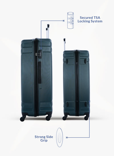 Parajohn Travel Luggage Suitcase Set of 4 - Trolley Bag, Carry On Hand Cabin Luggage Bag - Lightweight Travel Bags with 360 Durable 4 Spinner Wheels - Hard Shell Luggage Spinner - (20'', ,24'', 28'', 32'')