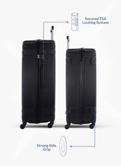 Parajohn Travel Luggage Suitcase Set of 4 - Trolley Bag, Carry On Hand Cabin Luggage Bag - Lightweight Travel Bags with 360 Durable 4 Spinner Wheels - Hard Shell Luggage Spinner - (20'', ,24'', 28'', 32'')