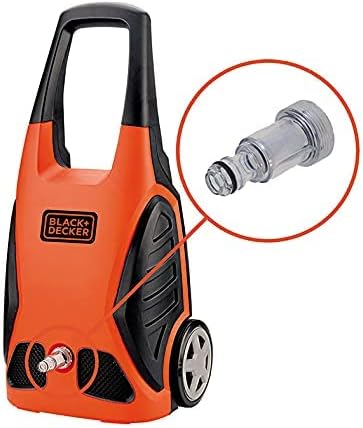 Brown Box Black & Decker 1600W 120 Bar Pressure Washer, Orange/Black - PW1600SL-B5