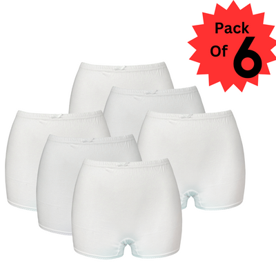 Alphabet Girls Shorts  White 3 Pack (11/12yrs)