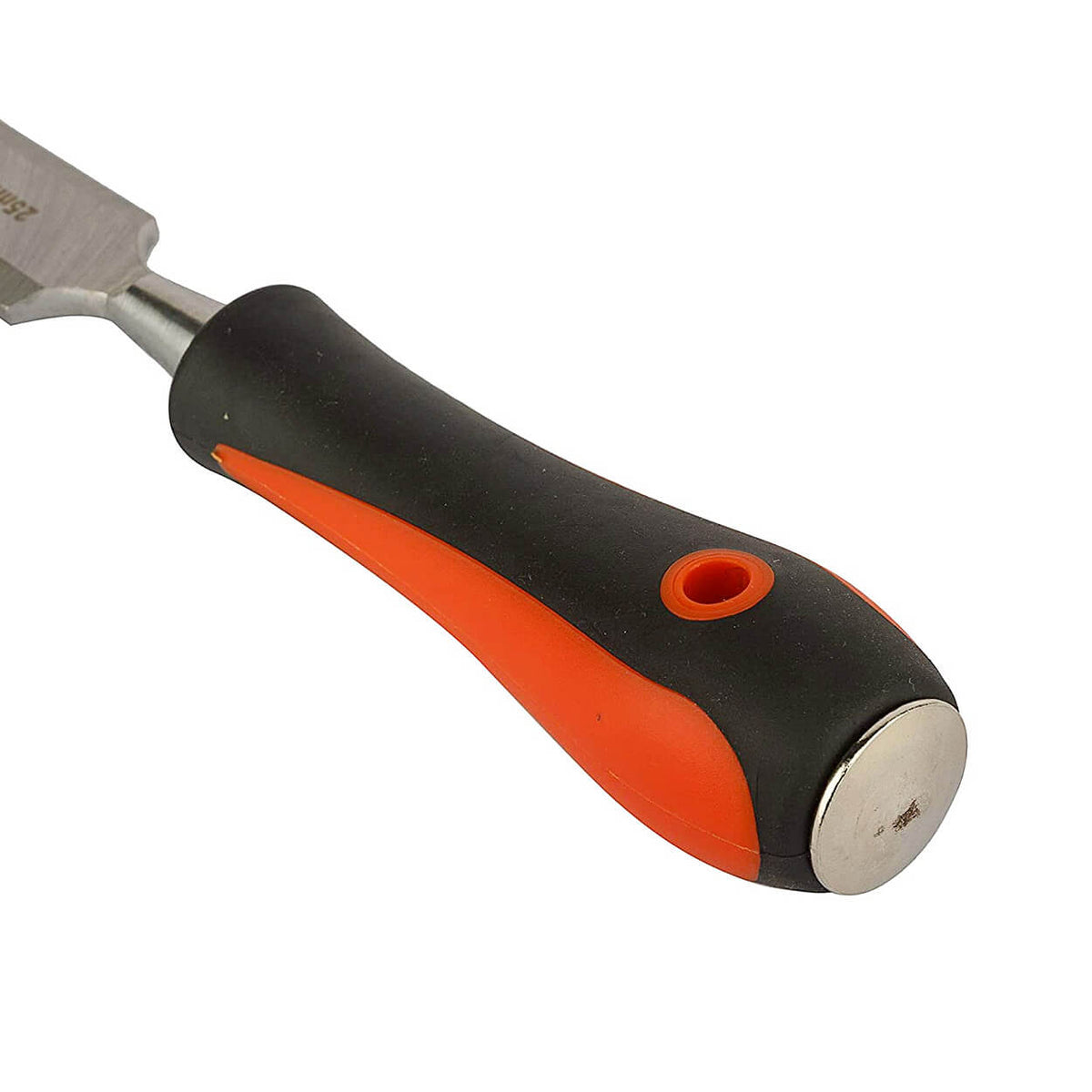 Ergonomic Wood Chisel Black/Orange/Silver 25millimeter