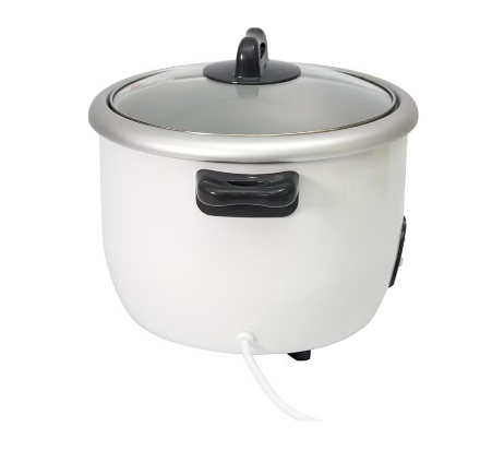 Brown Box Rice Cooker, 10-Cup, 588-700W, Nonstick Bowl, Auto Warm, Quick Meals, Perfect Rice Every Time, Practical and Convenient, Ideal for Families and Dorms, 1.8 L 700 W RC1850-B5 White