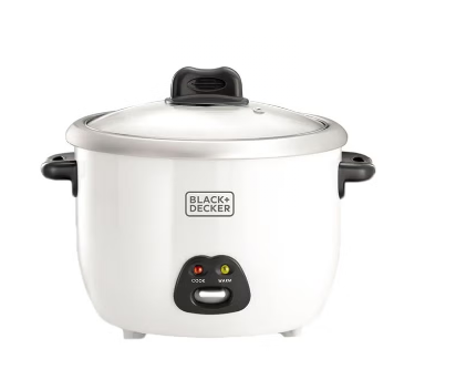 Brown Box Rice Cooker, 10-Cup, 588-700W, Nonstick Bowl, Auto Warm, Quick Meals, Perfect Rice Every Time, Practical and Convenient, Ideal for Families and Dorms, 1.8 L 700 W RC1850-B5 White