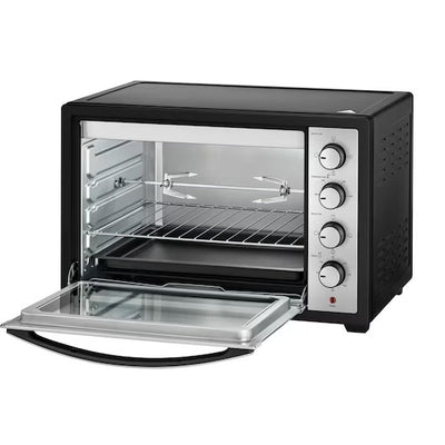 Brown Box 50L Toaster Oven with Rotisserie & Double Glass Door