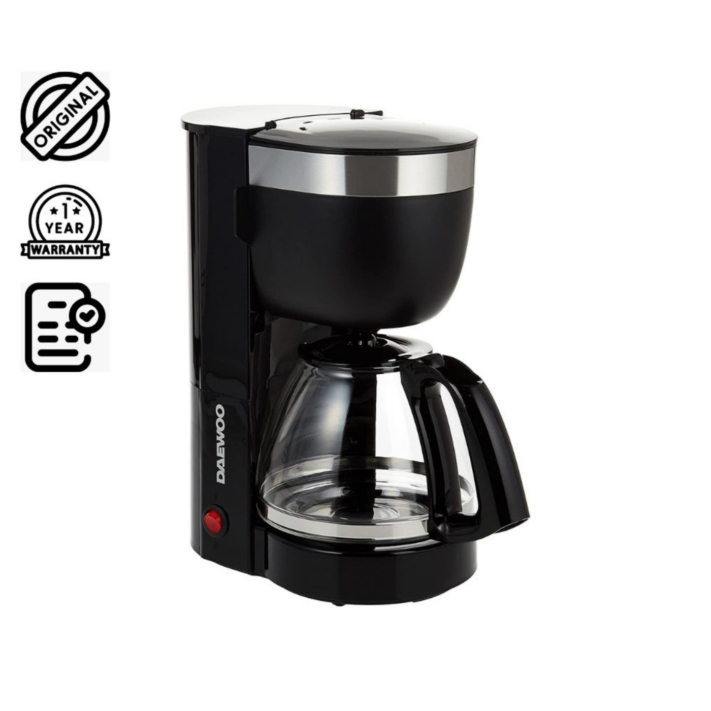 Brown Box 10 Cup Coffee Maker for Drip Coffee and Espresso
