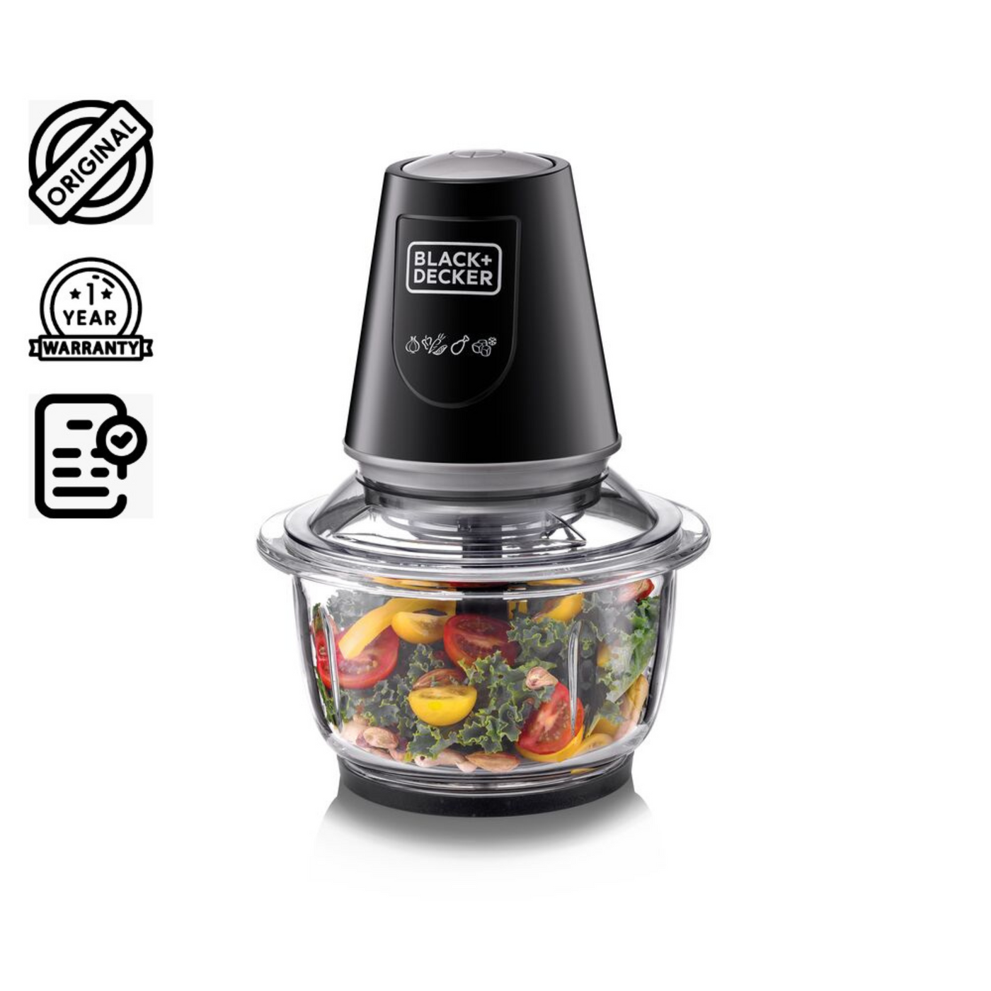 Brown Box 400W Multi-function Vertical Glass Chopper Mincer