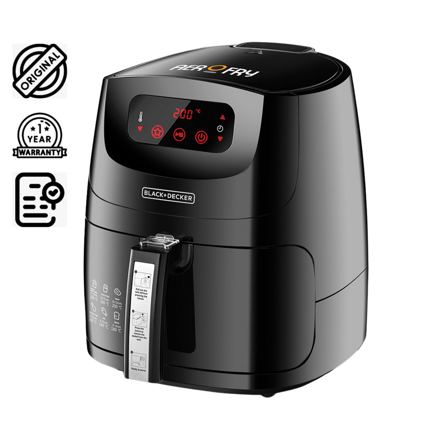 Brown Box Black+Decker 12-in-1 Digital Air Fryer - Repacked | Grazie Brown Box