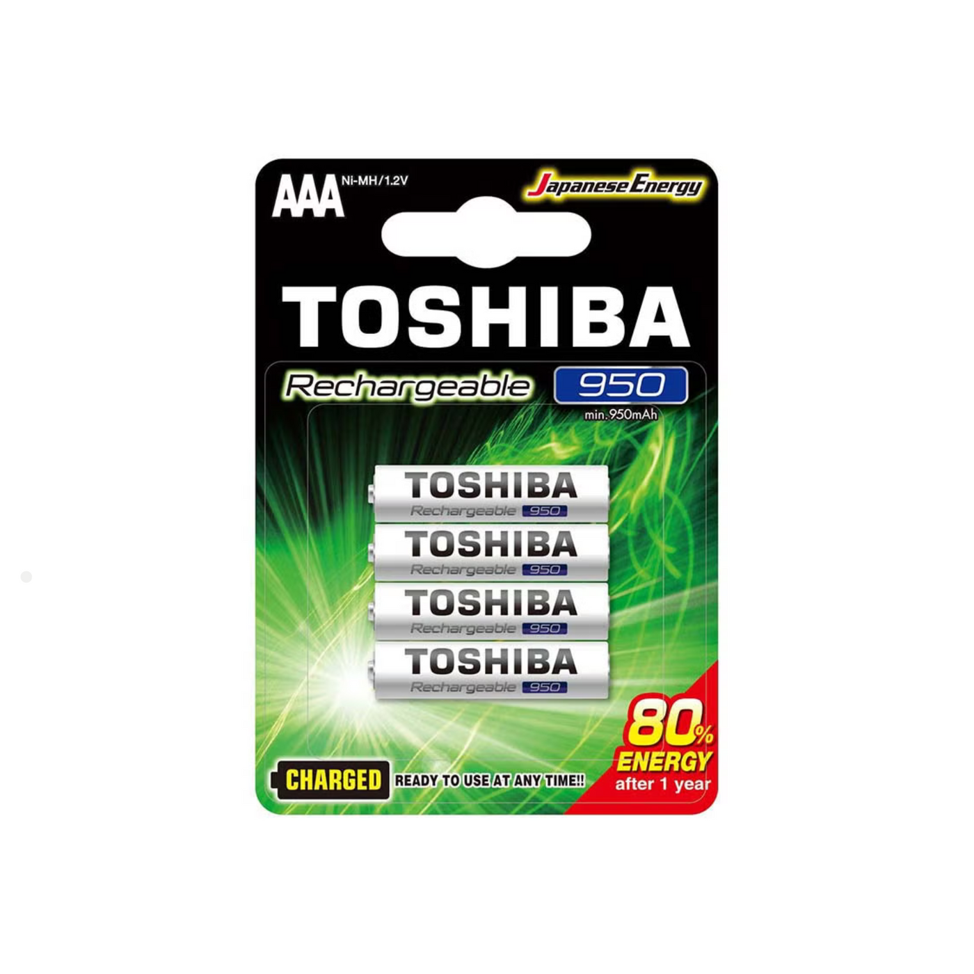 Toshiba rechargeable 950 MAH AAA BP2