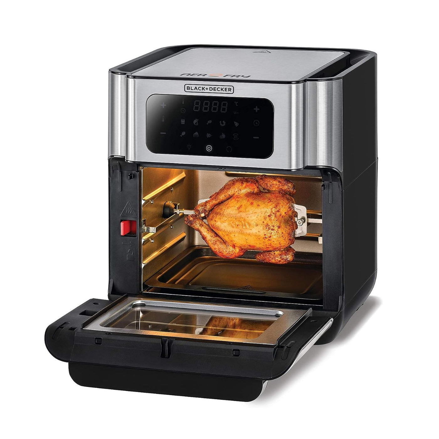 Digital Air Fryer Oven, 12L, Silver