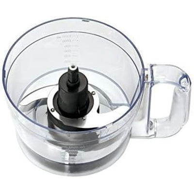 400W 18 Functions Food Processor With 4 Accessories Stainless Steel Blades And 2 Speed Pulse Function, 1.2 Litre, White