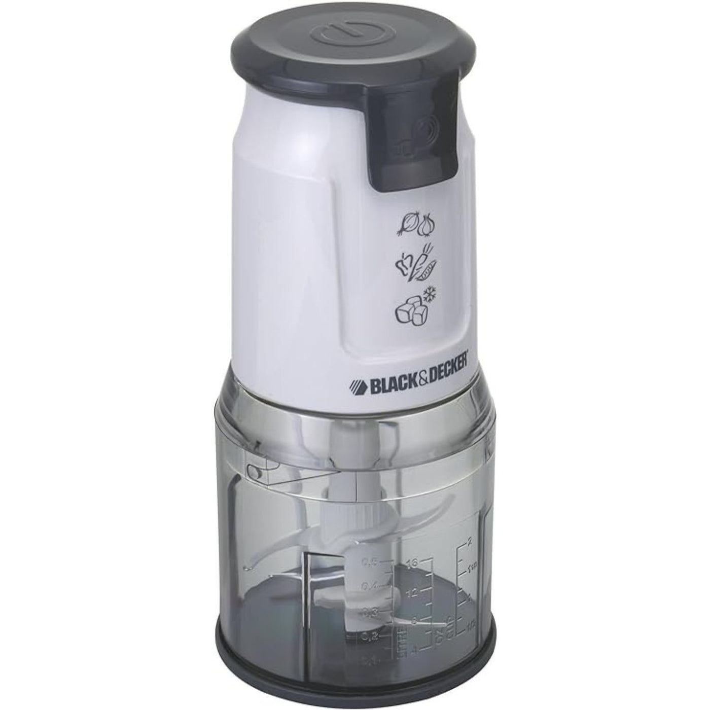 500W Dual Blade Vertical Chopper with Ice Crusher