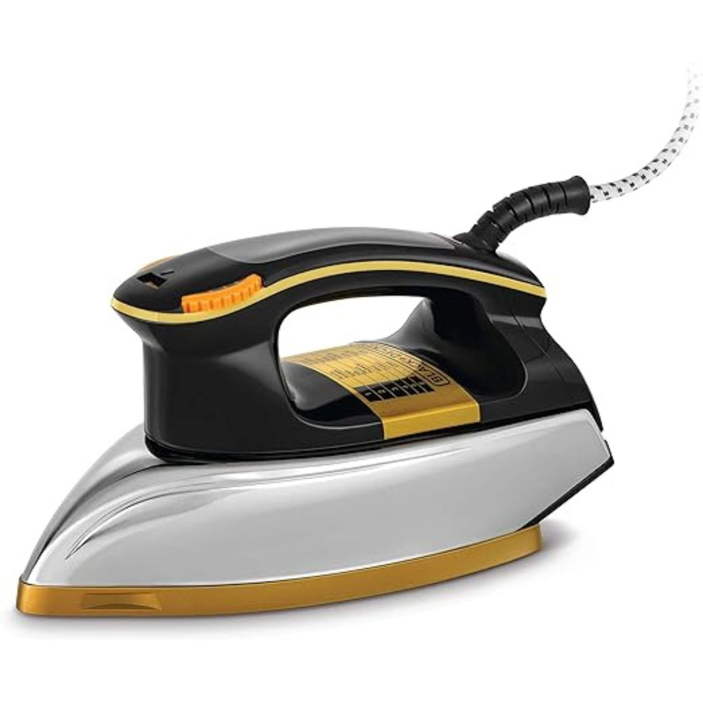 1200W Heavy Weight Dry Iron, Black/Gold