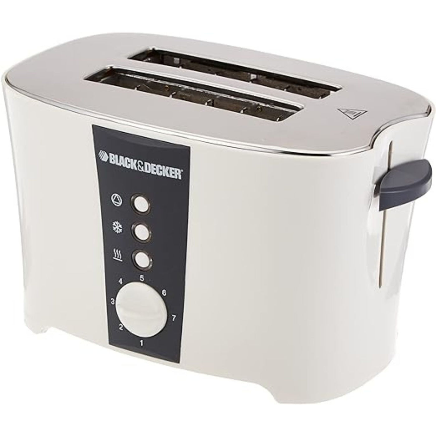 2 Slice Cool Touch Toaster with Crumb Tray for Easy Cleaning