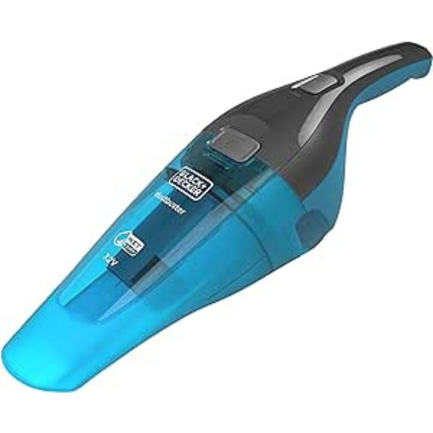 Cordless Dustbuster Handheld Wet & Dry Vacuum Cleaner, 7.2 V 1.5 Ah Li-Ion Battery with Charger Base, 385 ml, 14 Air Watts Suction Power