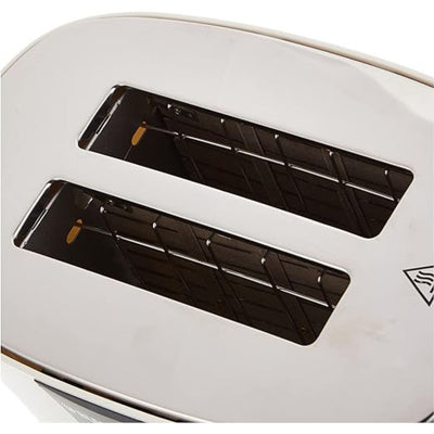 2 Slice Cool Touch Toaster with Crumb Tray for Easy Cleaning