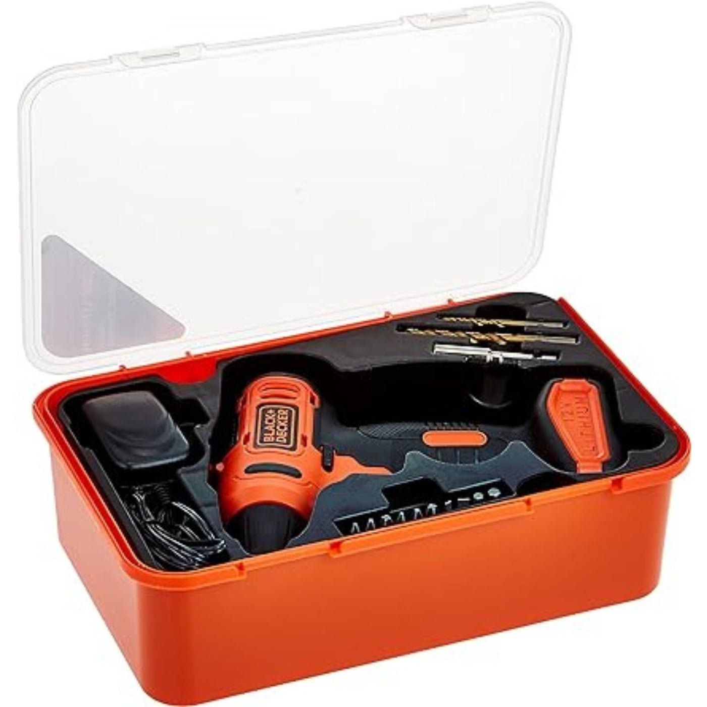 12V 1.5Ah 900 RPM Cordless Drill Driver with 13 Pieces Bits in Kitbox For Drilling and Fastening