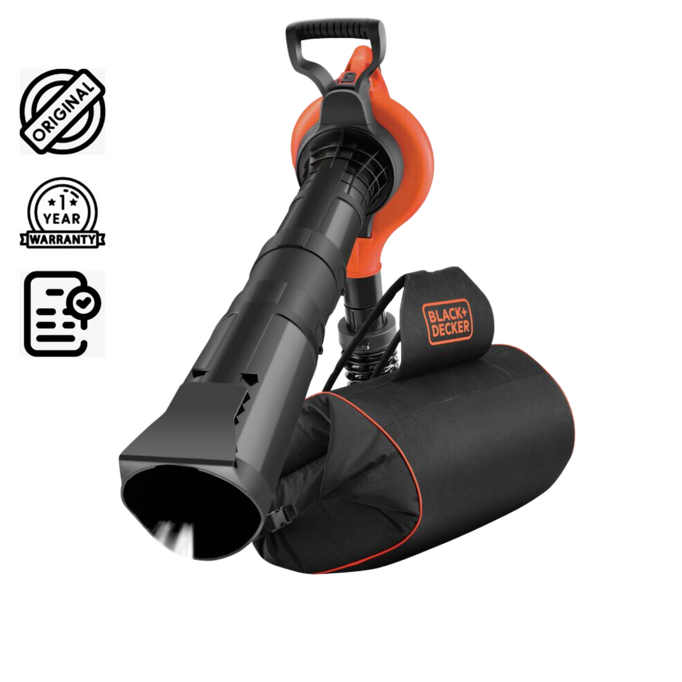 Brown Box  3000W Variable Speed Blower/ Suction Vacuum with 40L Collection Bag for Home & Garden/Outdoor Use